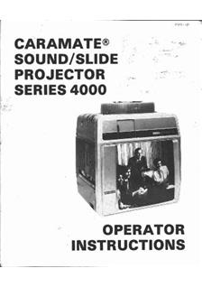 Singer Caramate 4000-Series Printed Manual